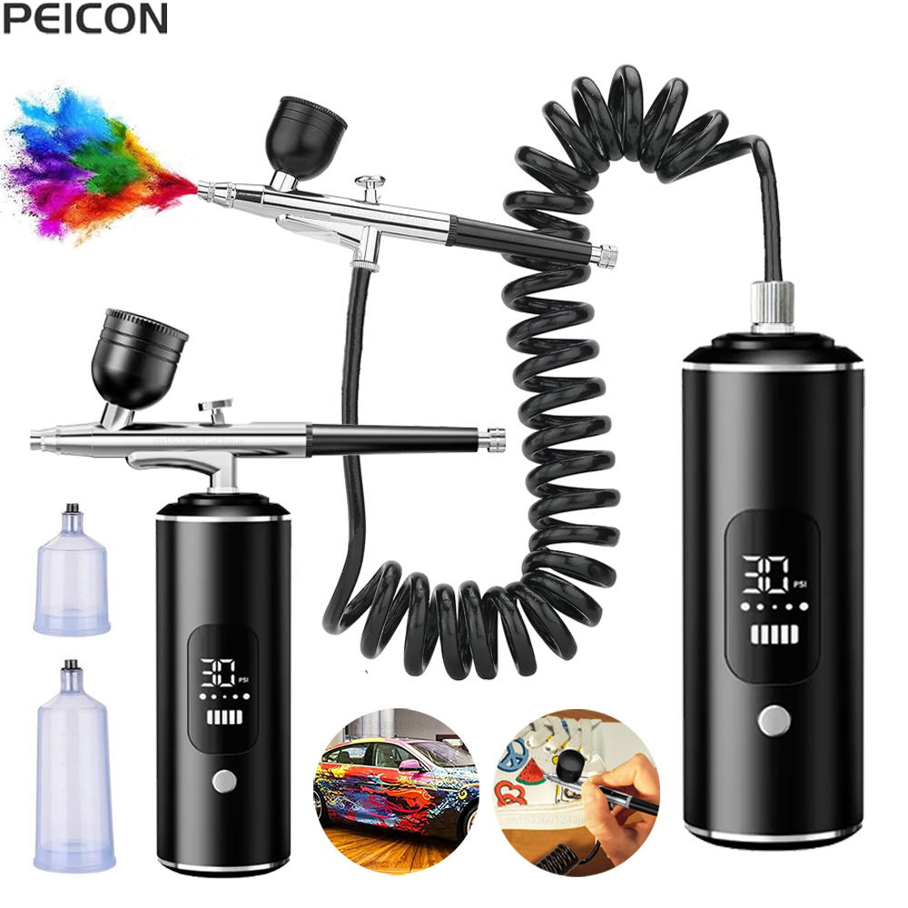Aérographe avec compresseur Po - Heat Gun Paint Strip avis et prix